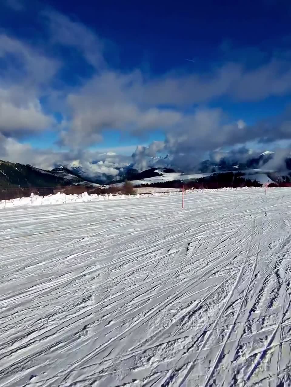 Esquiando los Alpes